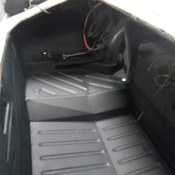 240126 1970 Aston Martin DBS Wheel Arch and Boot Painted Black 2