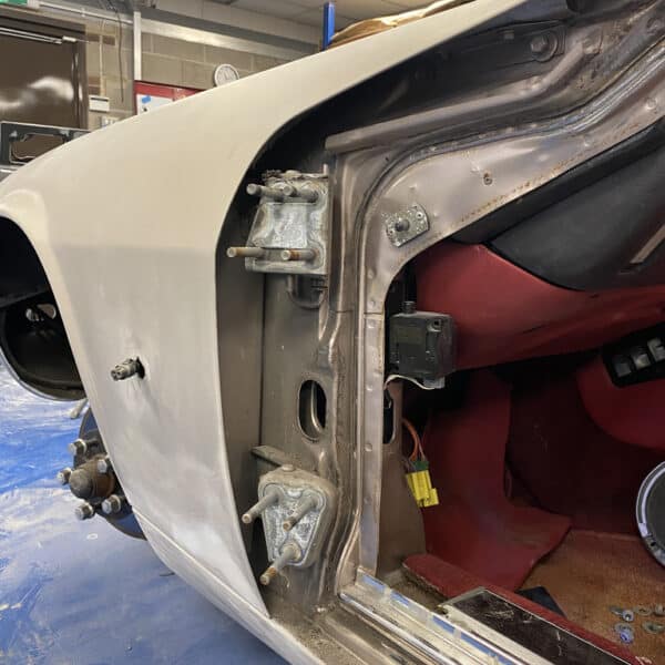 240126 1991 Jaguar XJS Doors Removed for Primer 8