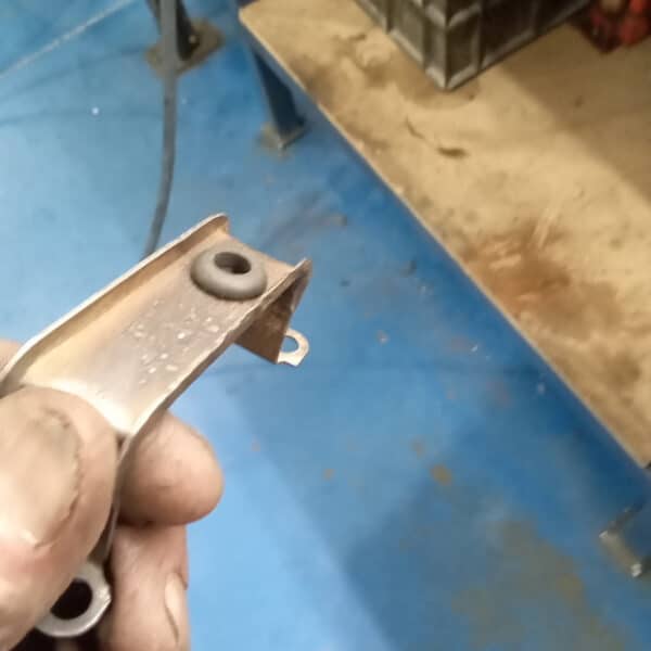 270126 1956 Land Rover Series 1 OS Door Lock Plate 3