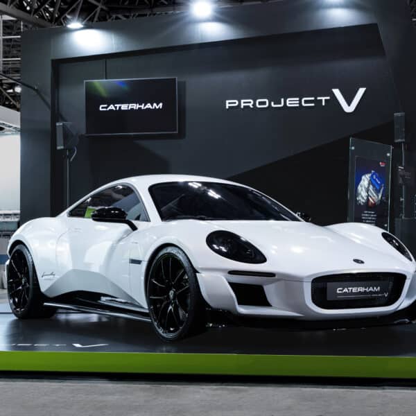 Photo1 Caterham showcases new electric sports coupe powered by XING Mobilitys Immersion Cooling Battery Technology at 2025 Tokyo Auto Salon