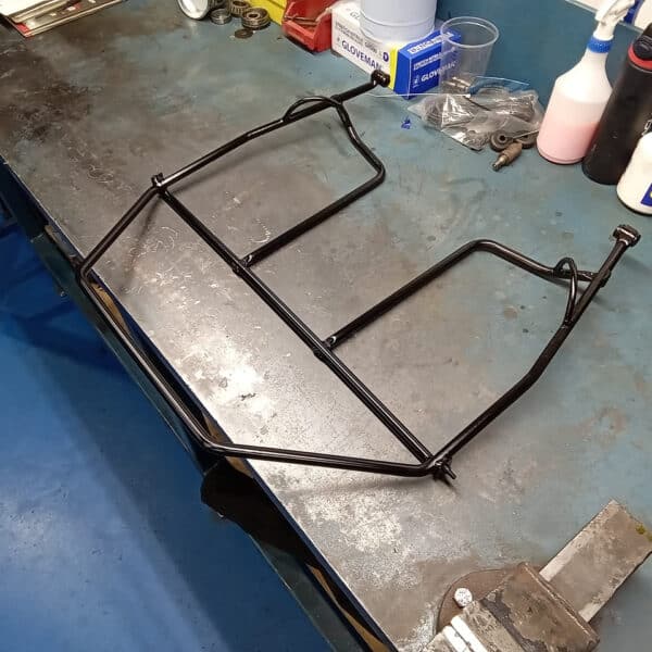 030226 1987 Maserati BiTurbo Spare Wheel Carrier Painted