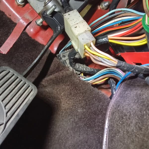 030226 1987 Maserati BiTurbo Stereo Brake Pedal and Boost Solenoid 13