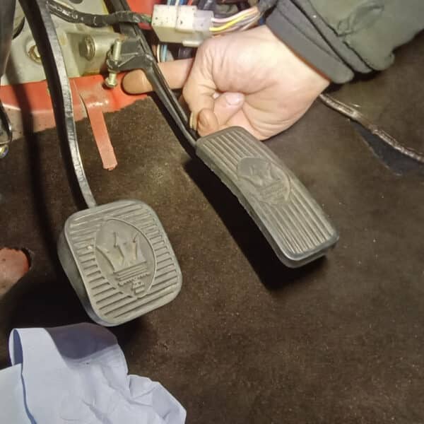 030226 1987 Maserati BiTurbo Stereo Brake Pedal and Boost Solenoid 14