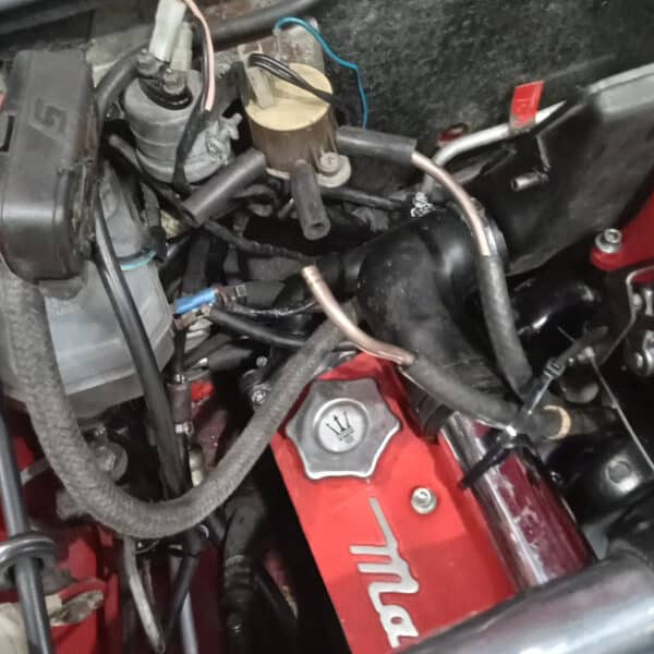 030226 1987 Maserati BiTurbo Stereo Brake Pedal and Boost Solenoid 4