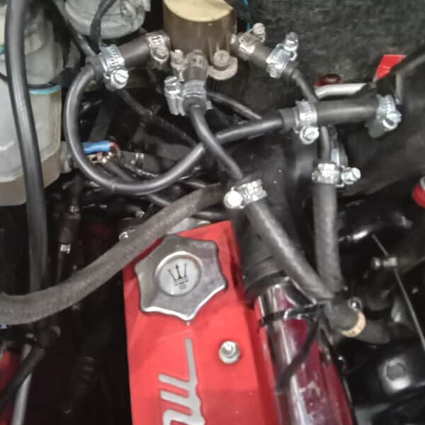 030226 1987 Maserati BiTurbo Stereo Brake Pedal and Boost Solenoid