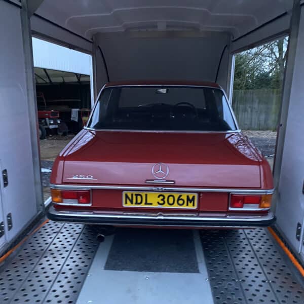 040226 1973 Mercedes 250 Loaded for Transport 2