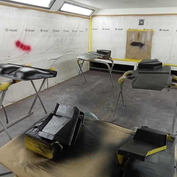 100226 1955 Aston Martin DB24 Drophead Floor Pans and Rear Seats in Raptor 2