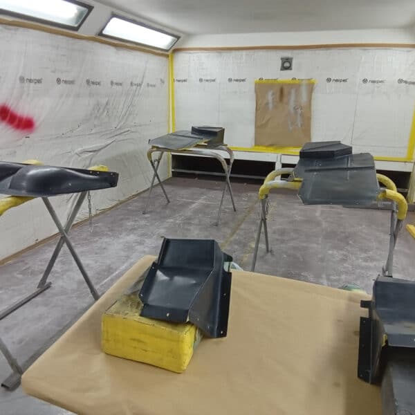 100226 1955 Aston Martin DB24 Drophead Floor Pans and Rear Seats in Raptor 5