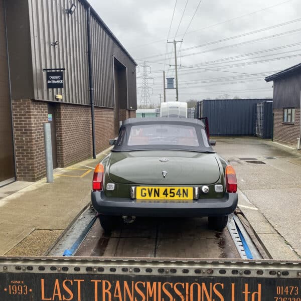 130226 1975 MGB Roadster Transport to Last Transmission 2