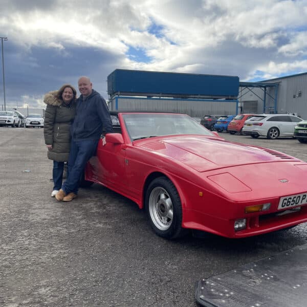 170226 1989 TVR Tasmin Delivery