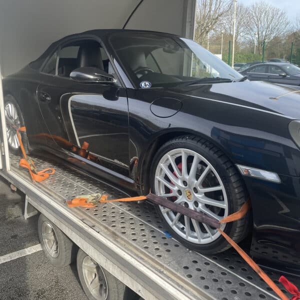 170226 2005 Porsche 911 Cabriolet Transported back to HQ