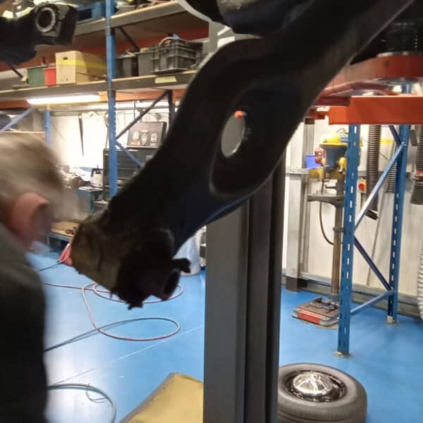 180226 1969 Audi 72L Wishbone and Torsion Arm Bushes Replaced 8