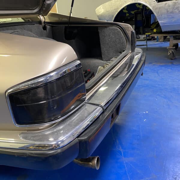190226 1991 Jaguar XJS Rear Bumper Lined Up 3