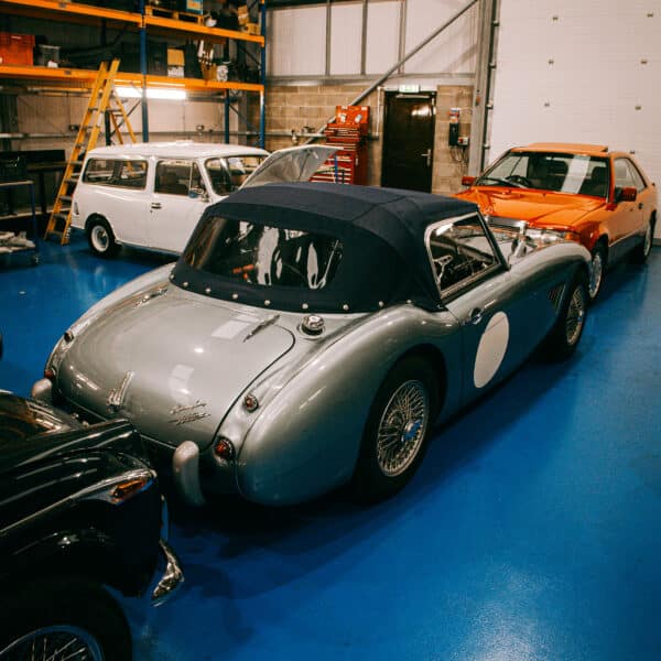 1960 Austin Healey 3000 Rally Car Workshop BTS 3