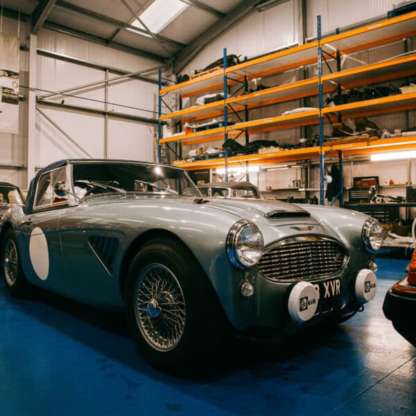 1960 Austin Healey 3000 Rally Car Workshop BTS