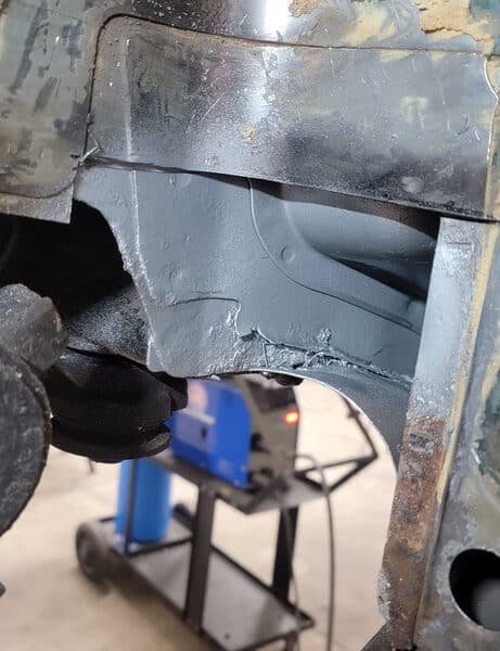 200226 1998 Citroen Saxo VTR Rear Inner Wheel Well Rust 4