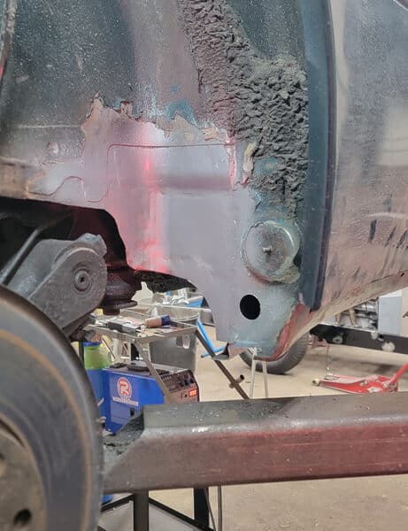 200226 1998 Citroen Saxo VTR Rear Inner Wheel Well Rust 6