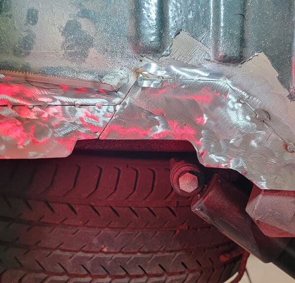 200226 1998 Citroen Saxo VTR Wheel Well Prepped 2