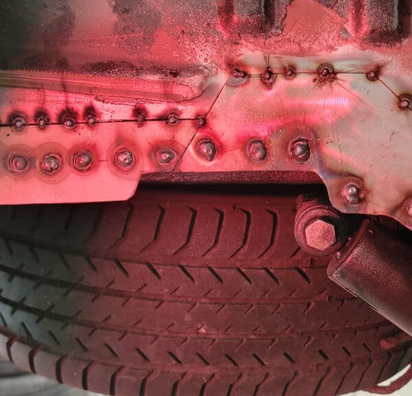 200226 1998 Citroen Saxo VTR Wheel Well Prepped