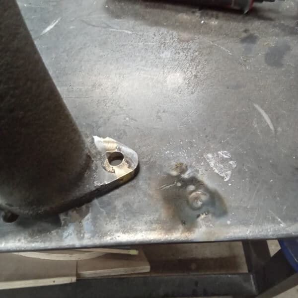 210226 1970 Aston Martin DBS Exhaust Flange Repair 2