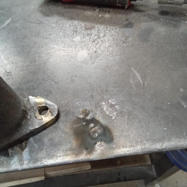 210226 1970 Aston Martin DBS Exhaust Flange Repair 3