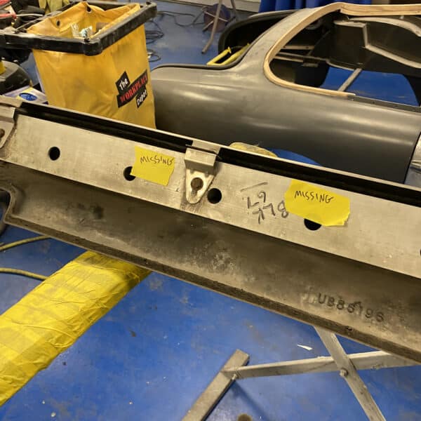 240226 1996 Bentley Continental Front and Rear Bumper Teardown 13