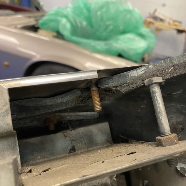 240226 1996 Bentley Continental Front and Rear Bumper Teardown 38