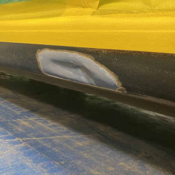 240226 2005 Porsche 911 Sill Dent Repair 2