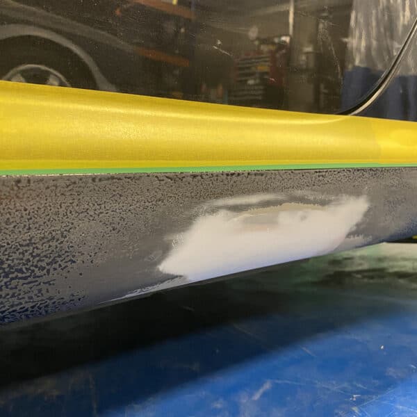 240226 2005 Porsche 911 Sill Dent Repair 5