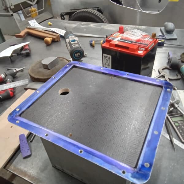 260226 1954 Jaguar XK120B Battery Box and Rear Floor Bulkhead 3