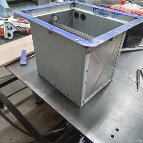 260226 1954 Jaguar XK120B Battery Box and Rear Floor Bulkhead 5