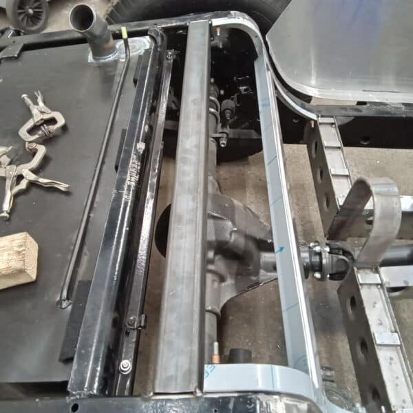 260226 1954 Jaguar XK120B Battery Box and Rear Floor Bulkhead