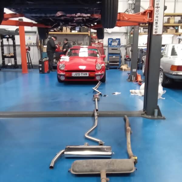 280126 1969 Audi 72L New Exhaust 9