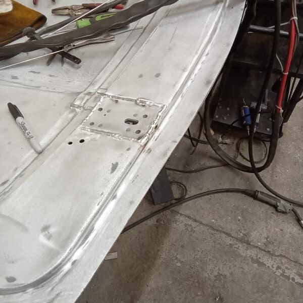 280126 1970 Aston Martin DBS Bonnet Repair 5