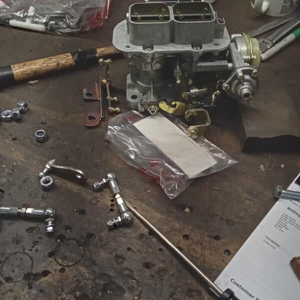 280126 1973 Mercedes 250 New Carb Set Up 7