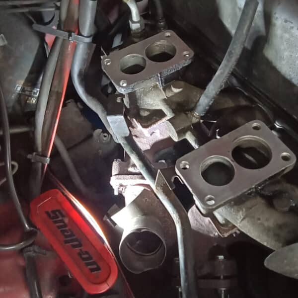 280126 1973 Mercedes 250 Remove Old Carbs Install New 12