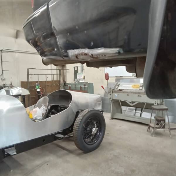 280126 1996 Bentley Continental Drivers Quarter Panel rust repair 3