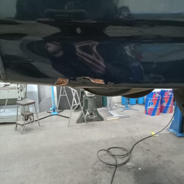 280126 1996 Bentley Continental Drivers Quarter Panel rust repair