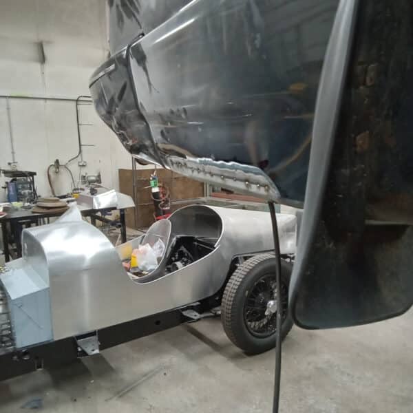 280126 1996 Bentley Continental Drivers Quarter Panel rust repair 9