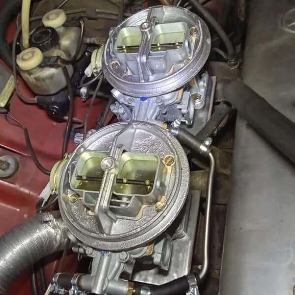 290126 1973 Mercedes 250 Caburettor Set Up and Fit 4