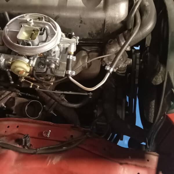 290126 1973 Mercedes 250 Caburettor Set Up and Fit 9