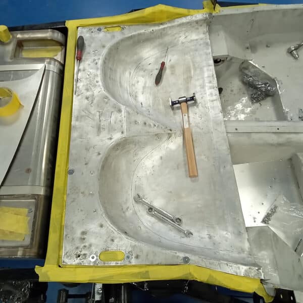 300126 1955 Aston Martin DB2 Drophead Floor Pans Repaired 14