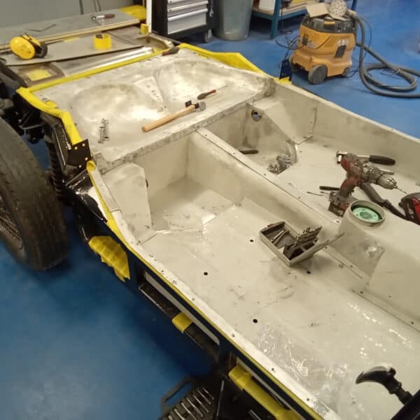 300126 1955 Aston Martin DB2 Drophead Floor Pans Repaired 16