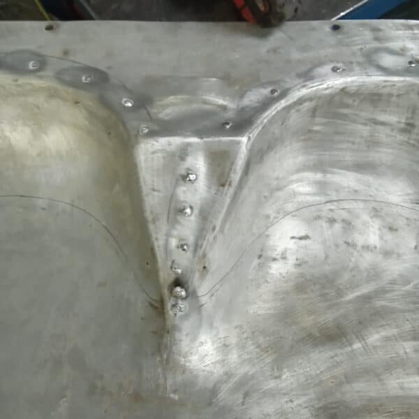 300126 1955 Aston Martin DB2 Drophead Floor Pans Repaired 3