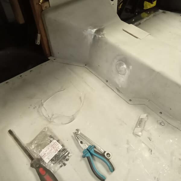 300126 1955 Aston Martin DB2 Drophead Floor Pans Repaired 8