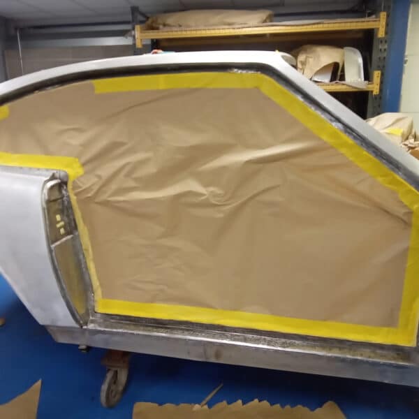 300126 1970 Aston Martin DBS Drivers Door Captivate Nuts Repaired 4