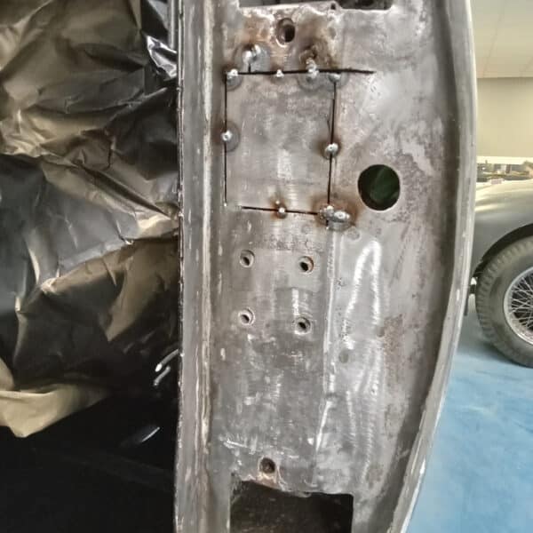 300126 1970 Aston Martin DBS Drivers Door Captivate Nuts Repaired 5