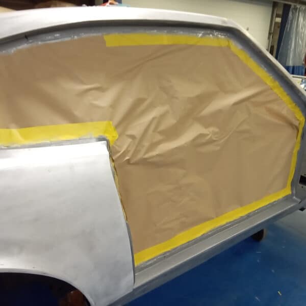 300126 1970 Aston Martin DBS Drivers Door Captivate Nuts Repaired