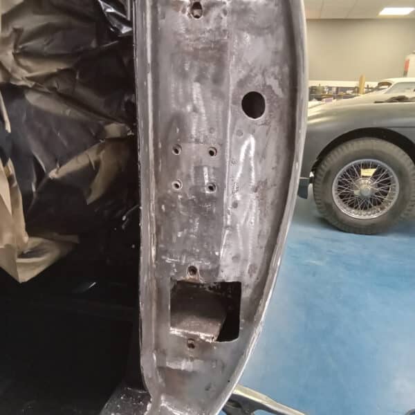 300126 1970 Aston Martin DBS Drivers Door Captivate Nuts Repaired 9