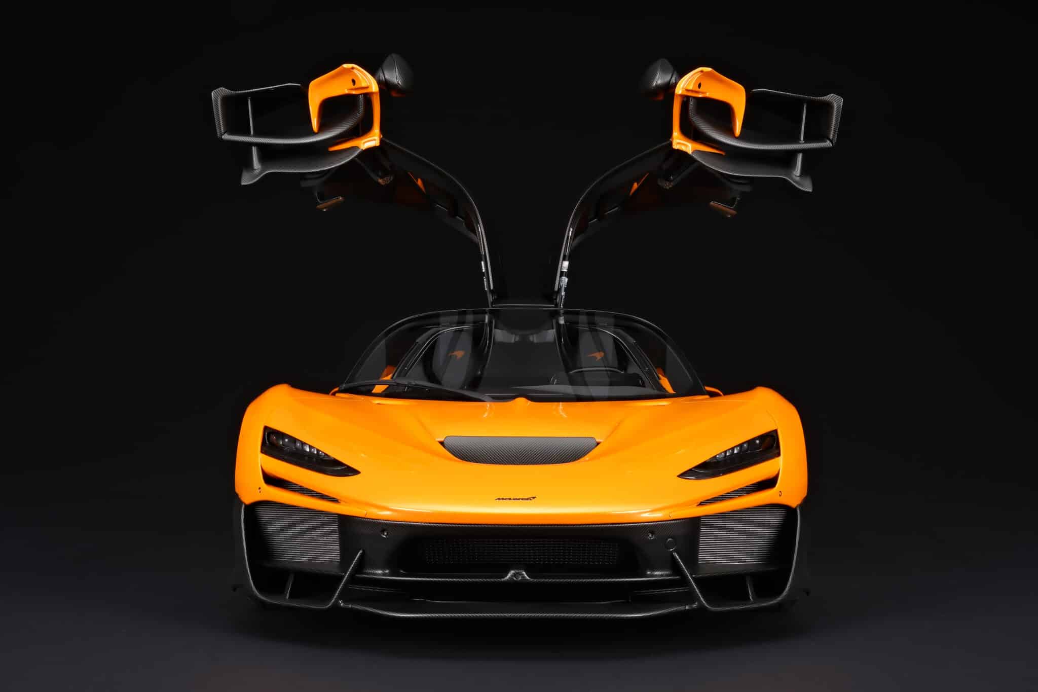 McLaren W1 Papaya Spark 1.8 scale 4 scaled